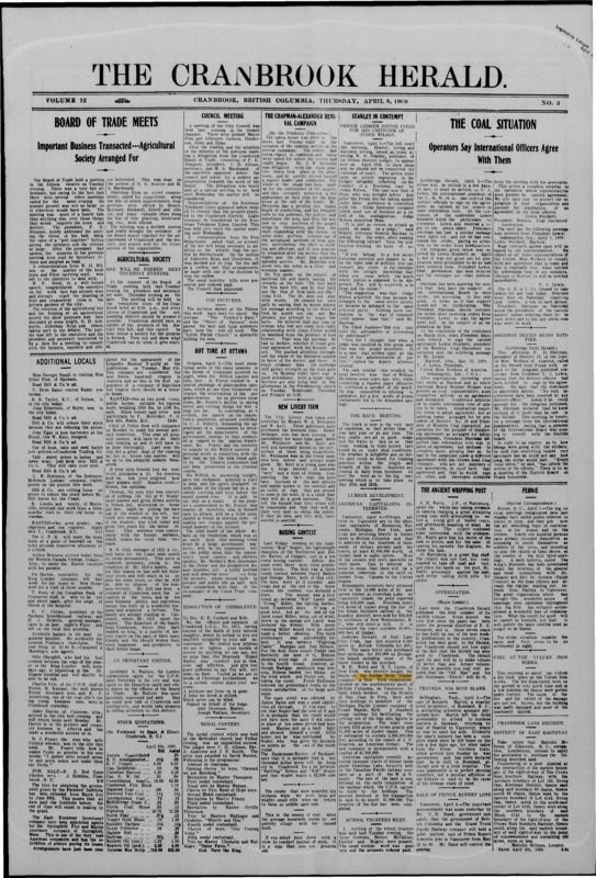 W. R. Welch and B. T. Lyons, of Now York, who recently bought the limits of the Jordan River Timber company