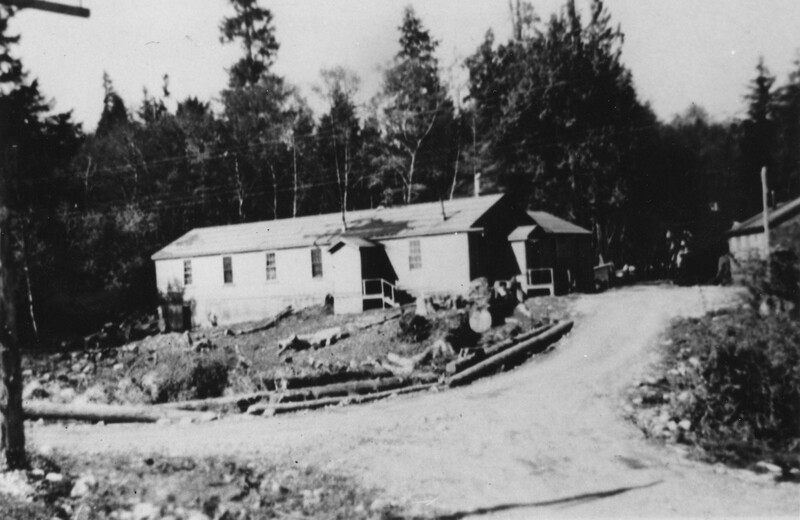 Black and White photo of the community hall