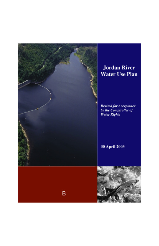 Jordan River Water Use Plan B