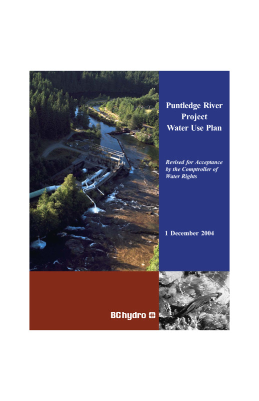 Puntledge River Project Water Use Plan