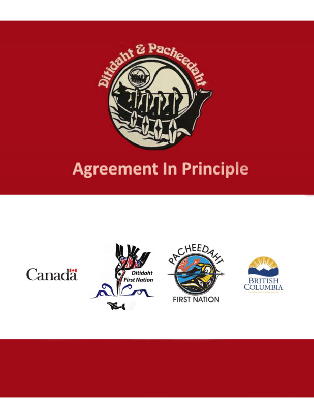 Ditidaht & Pacheedaht Agreement in Principle - Treaty