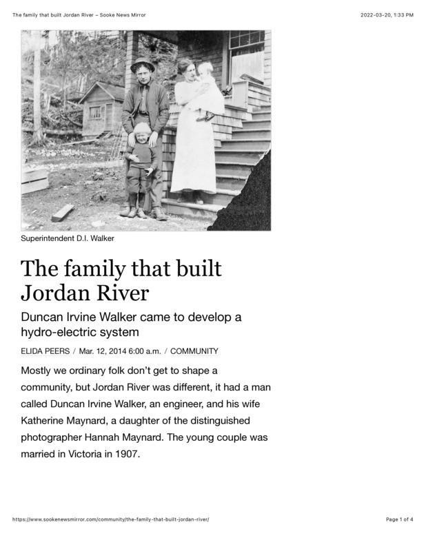 Jordan River drew attention in 1923
