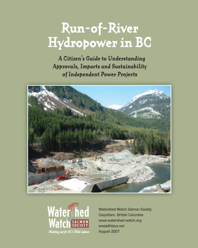 Run-of-River Hydropower in BC