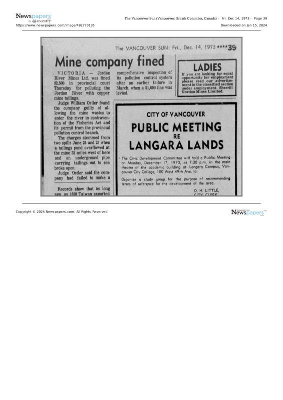 Mine Company Fined