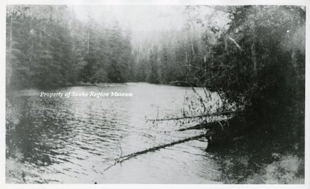 Black and White photo the Jordan River