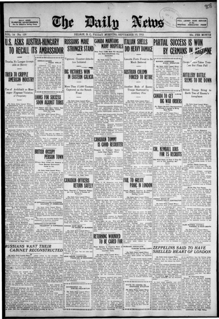 Sought Mines Near Victoria Back in '64