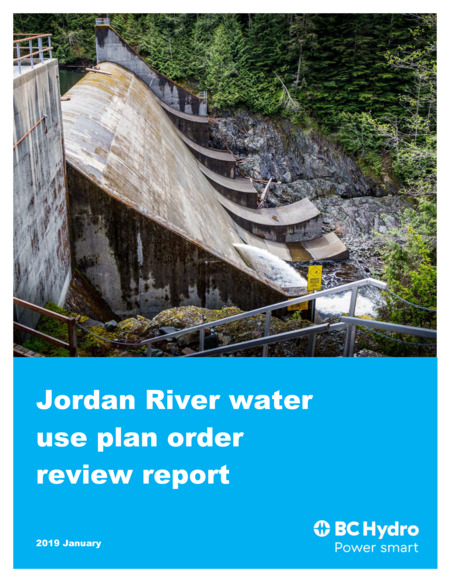 Jordan River water use plan order review report