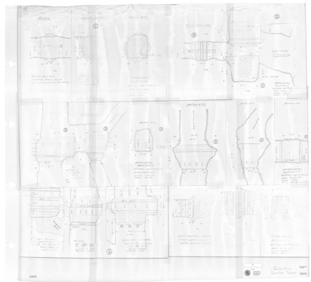 Sunro Map: Bulkheads Plan and Sections