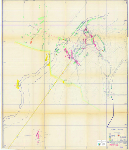 Sunro Map: Surface Geology Maps Coloured