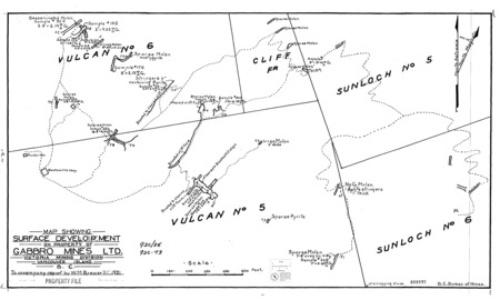 Surface Development on Property on Gabbro Mines LTD.