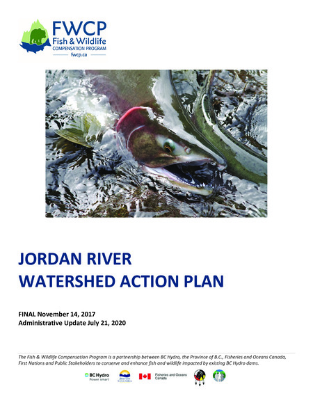 Jordan River Watershed Action Plan: Administrative Update