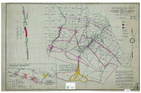 Geological Map of the Jordan River Area