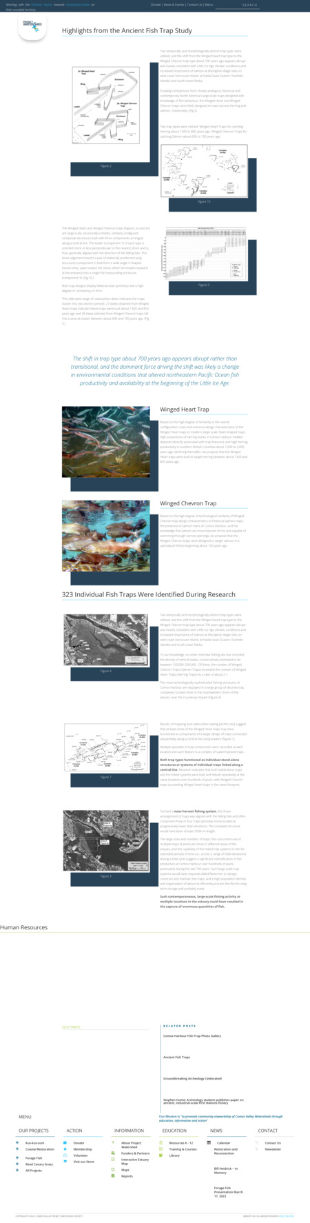 Highlights from the Ancient Fish Trap Study