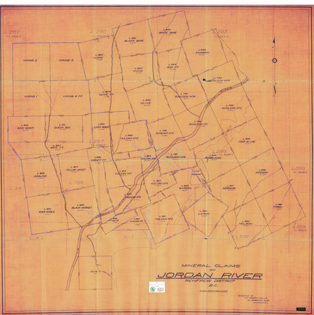 Mineral Claims on Jordan River: Renfrew District B.C. 