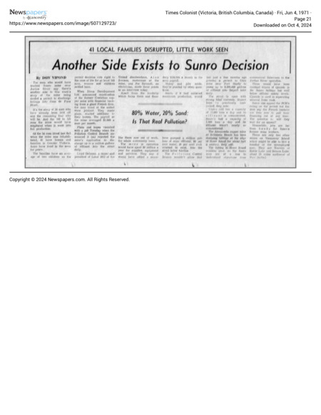 Another Side Exists to Sunro Decision