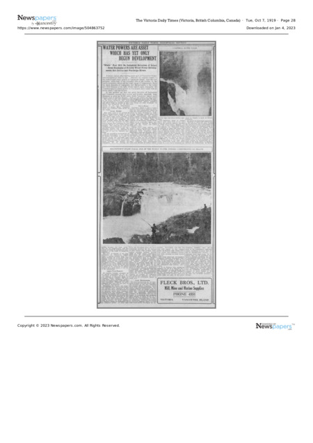 Water Power are Asser Which Has Yet only Begun Development