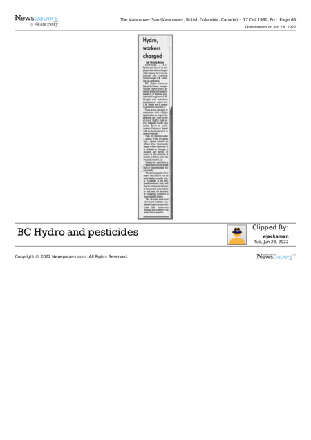 Hydro, Workers Charged